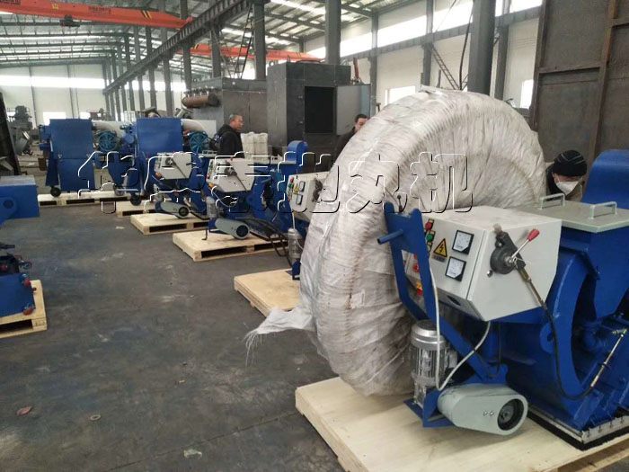 路面抛丸機車間