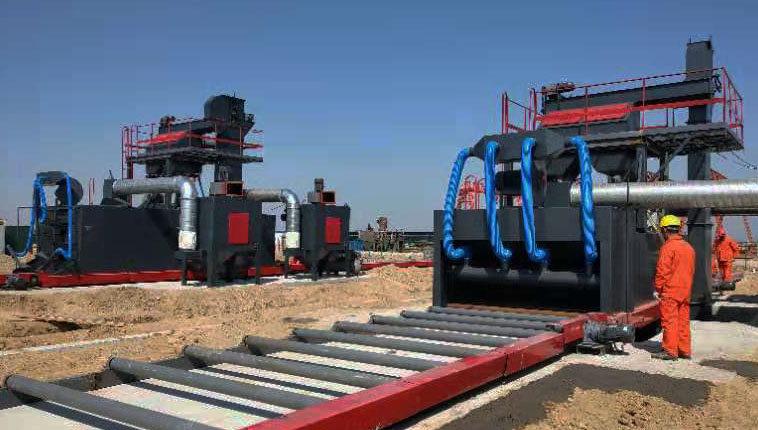 Q6930鋼闆型材鋼管防腐抛丸機